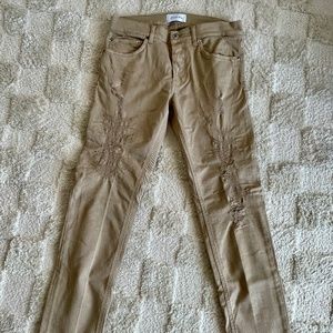 AGLINI DESTROYED 5 POCKET PANTS SIZE 30 M/ITALY